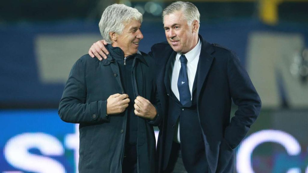 Ancelotti e Gasperini - foto ANSA - StadioNews.it