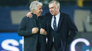 Ancelotti e Gasperini - foto ANSA - StadioNews.it