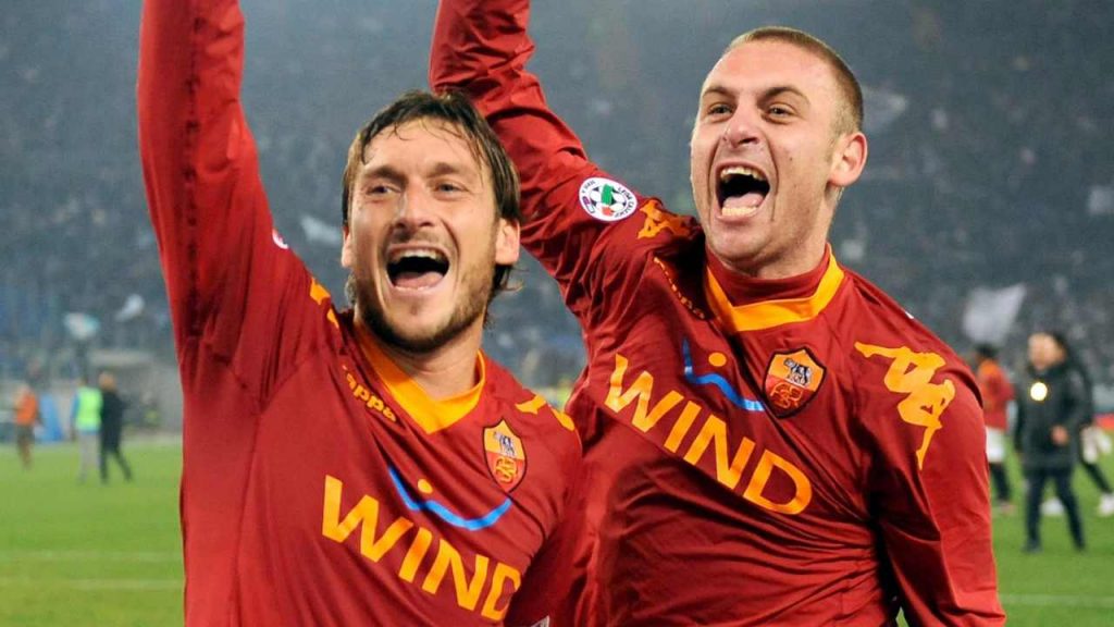 Totti e De Rossi - foto ANSA - StadioNews.it