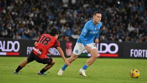 Zielinski in campo col Napoli - foto ANSA - StadioNews.it