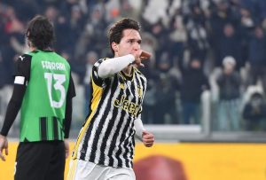 Federico Chiesa in campo nella partita contro il Sassuolo - foto ANSA - StadioNews.it