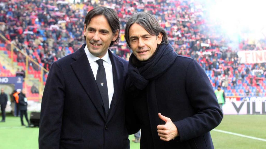 Simone e Filippo Inzaghi - foto ANSA - StadioNews.it